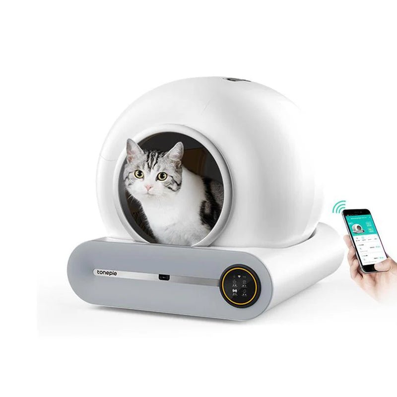Smart Self - Cleaning Cat Litter Robot with App Control - Furvix