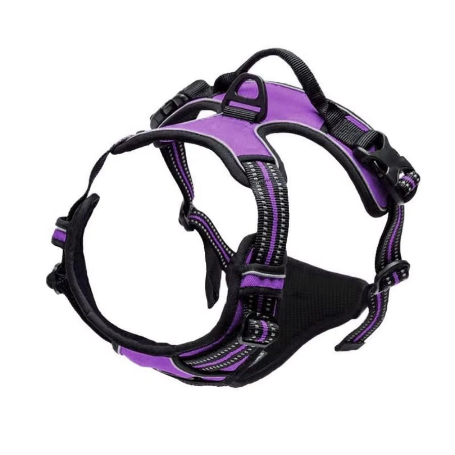 No Pull Dog Harness: Front Clip, Reflective, Control Handle - Furvix