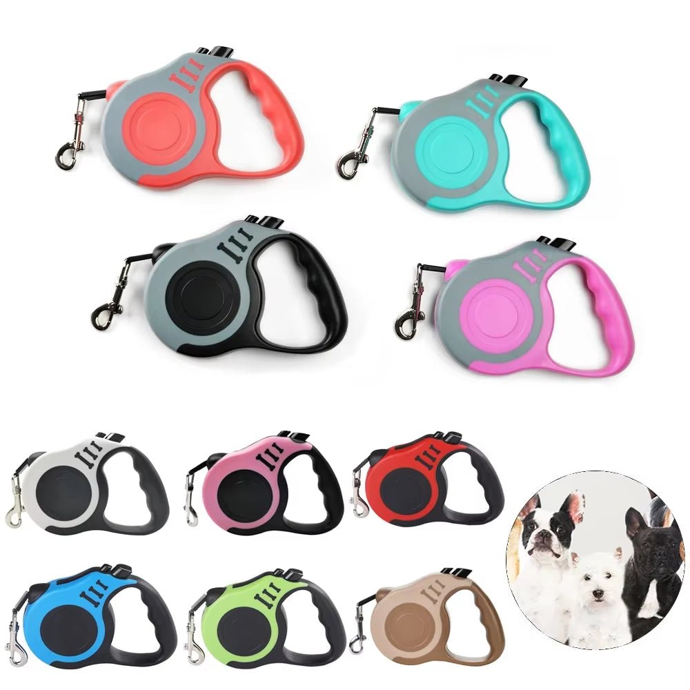 Strong Nylon Retractable Dog Leash for All Breeds - Furvix