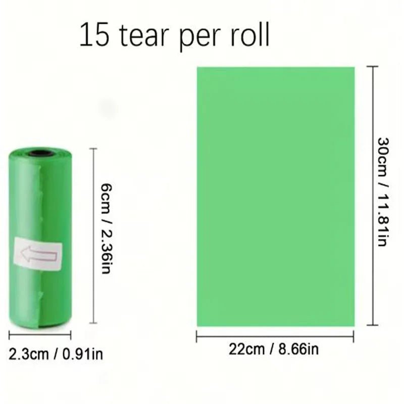 Eco - Friendly Dog Poop Bags – Compostable & Leak - Proof - Furvix
