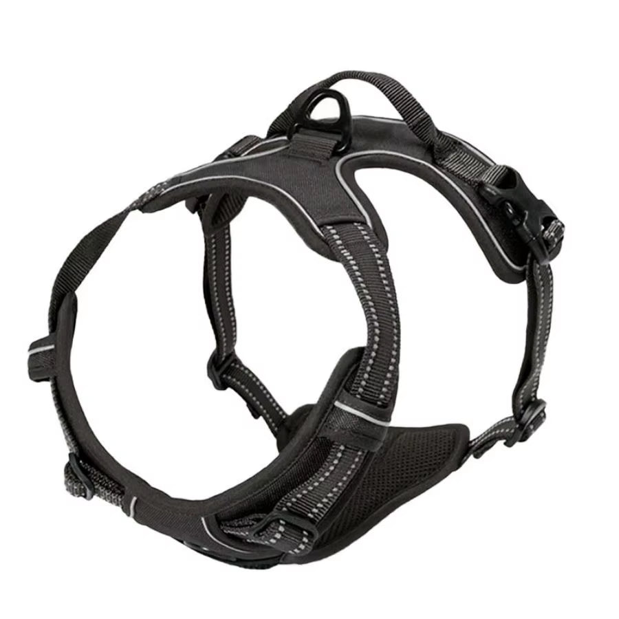 No Pull Dog Harness: Front Clip, Reflective, Control Handle - Furvix