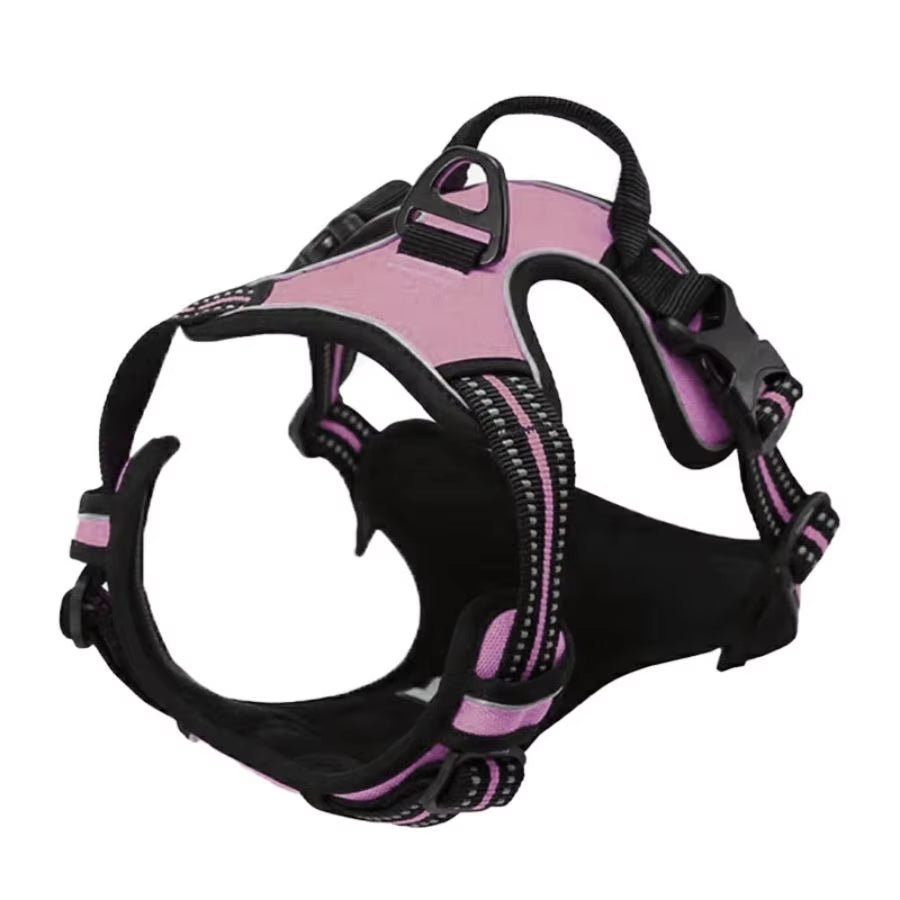 No Pull Dog Harness: Front Clip, Reflective, Control Handle - Furvix