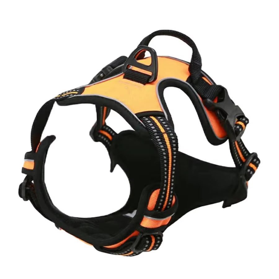 No Pull Dog Harness: Front Clip, Reflective, Control Handle - Furvix