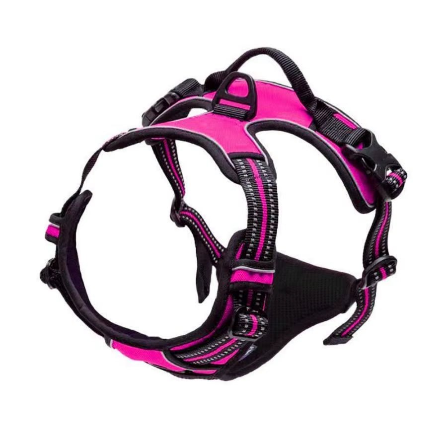 No Pull Dog Harness: Front Clip, Reflective, Control Handle - Furvix