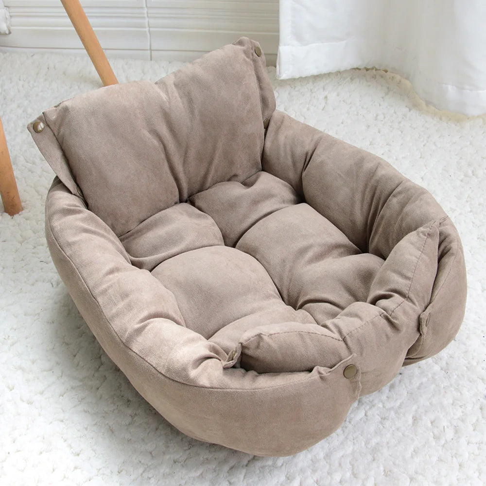 Multifunction Pet Bed – Sofa, Mat & Nest in One