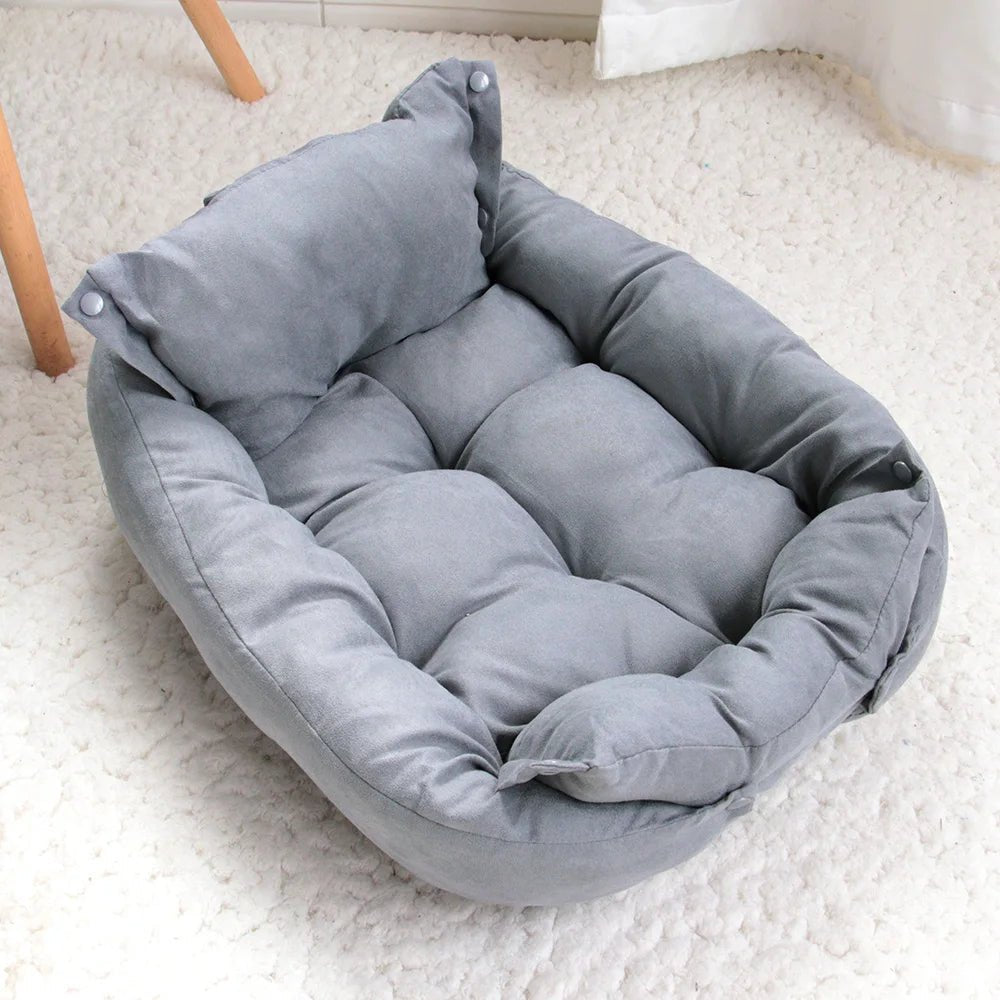 3 - in - 1 Cozy Pet Bed – Sofa, Mat & Nest in One - Furvix