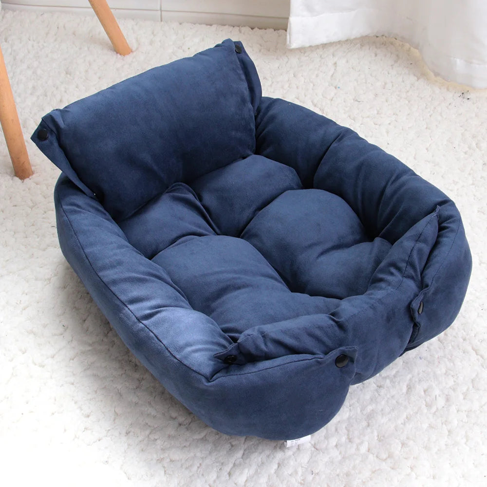 Multifunction Pet Bed – Sofa, Mat & Nest in One