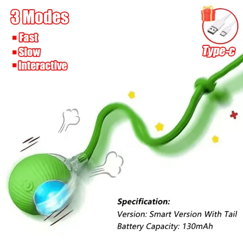 Self - Moving Cat Toy Ball with Obstacle Avoidance - Furvix