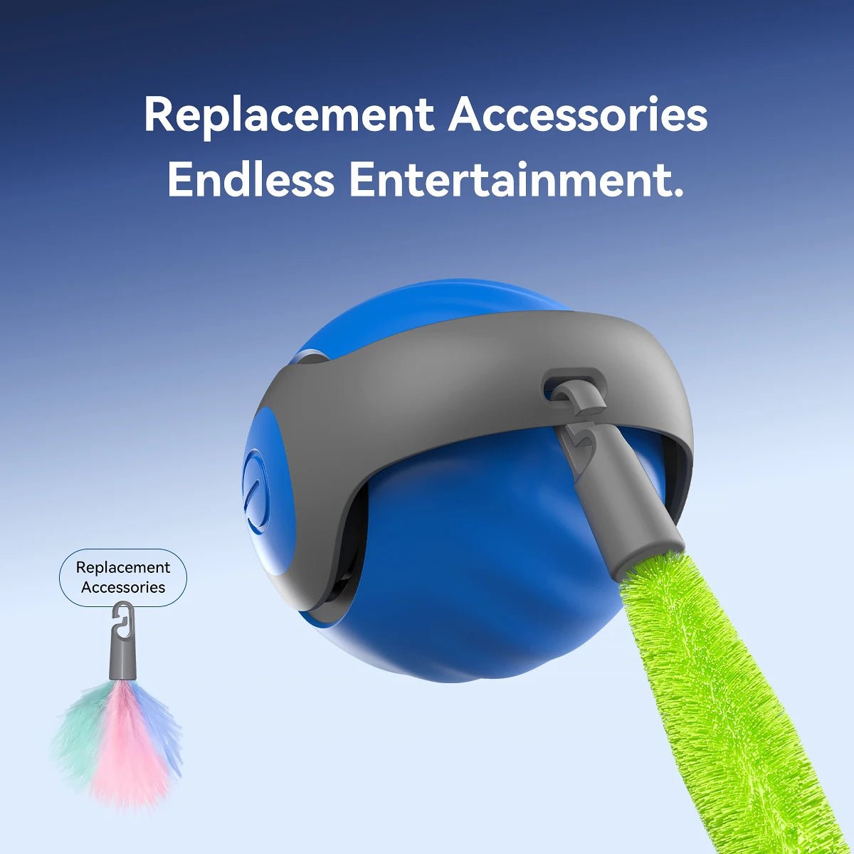 Speedy Tail 2.0: Smart Interactive Cat Toy Ball - Furvix