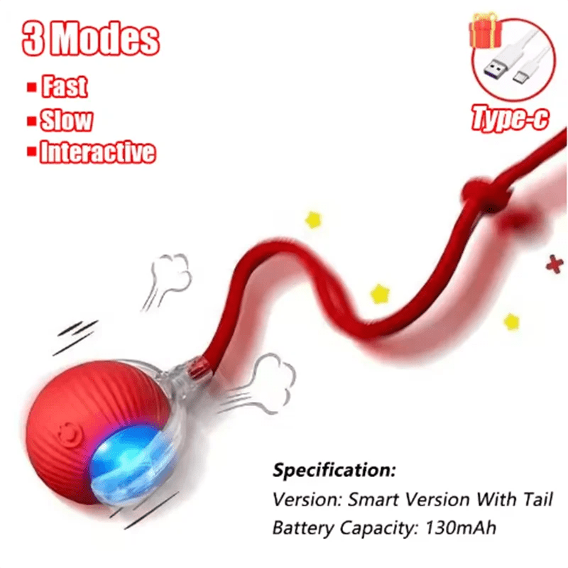 Self - Moving Cat Toy Ball with Obstacle Avoidance - Furvix