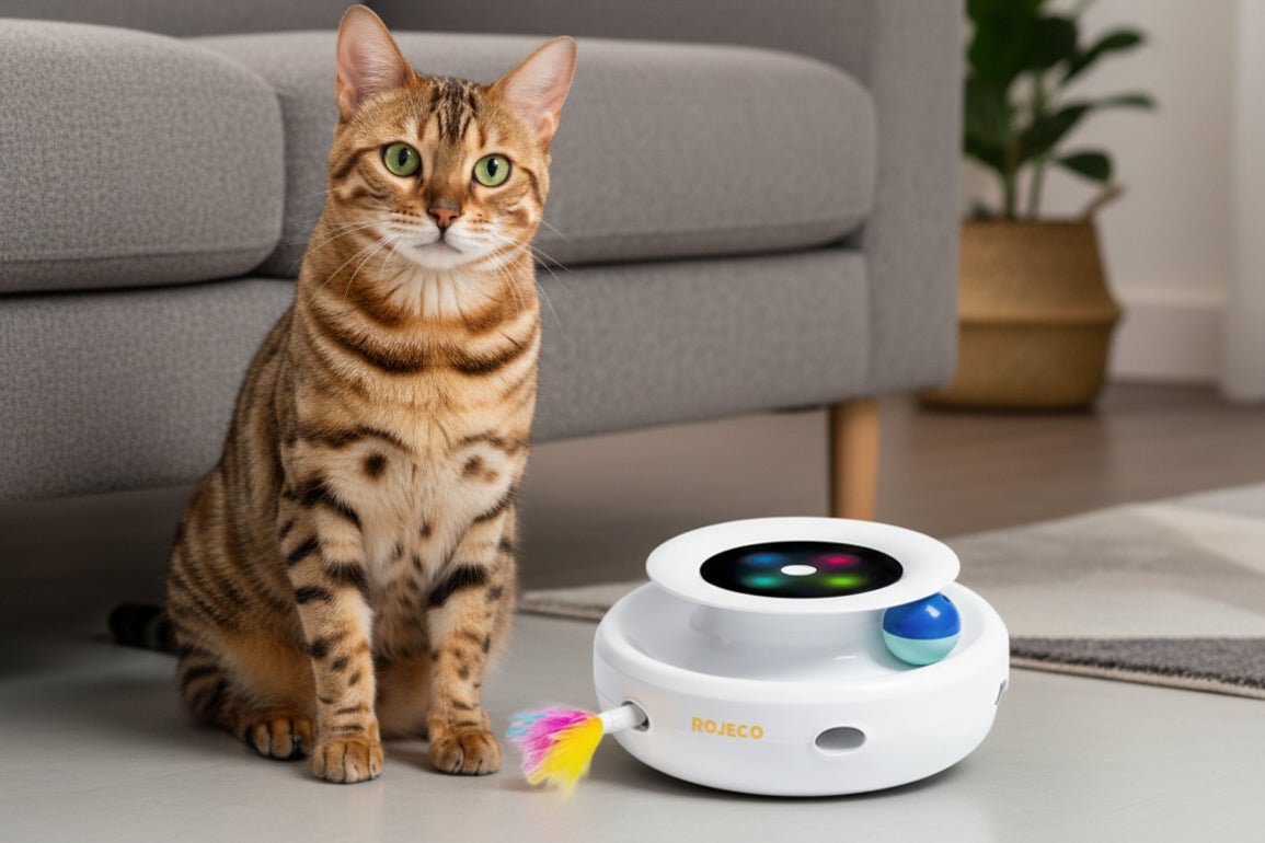 Interactive Cat Toy Set with Smart Modes - Furvix