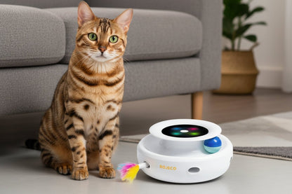 Interactive Cat Toy Set with Smart Modes - Furvix