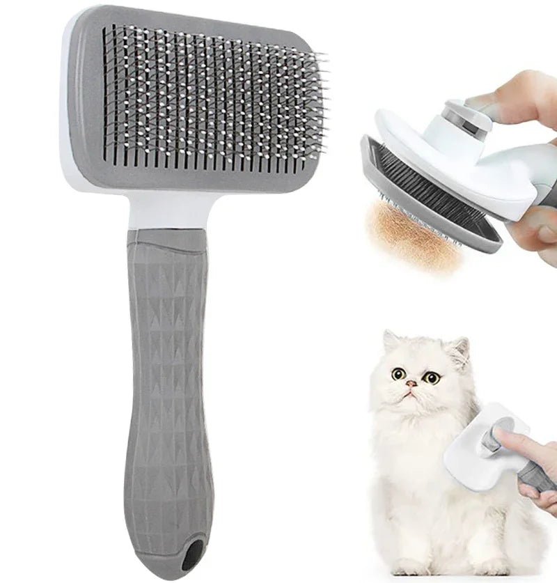 Pet Grooming Brush | Remove Loose Hair from Dogs & Cats - Furvix