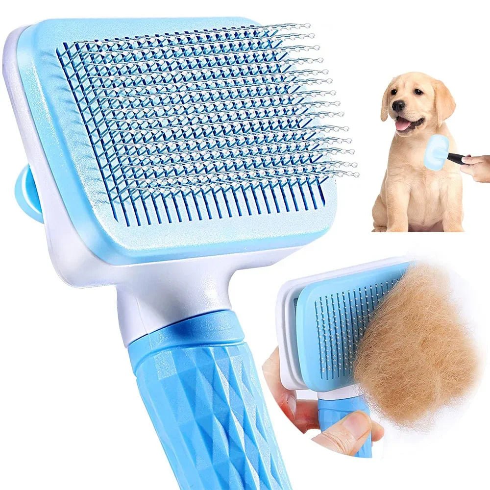 Pet Grooming Brush | Remove Loose Hair from Dogs & Cats - Furvix