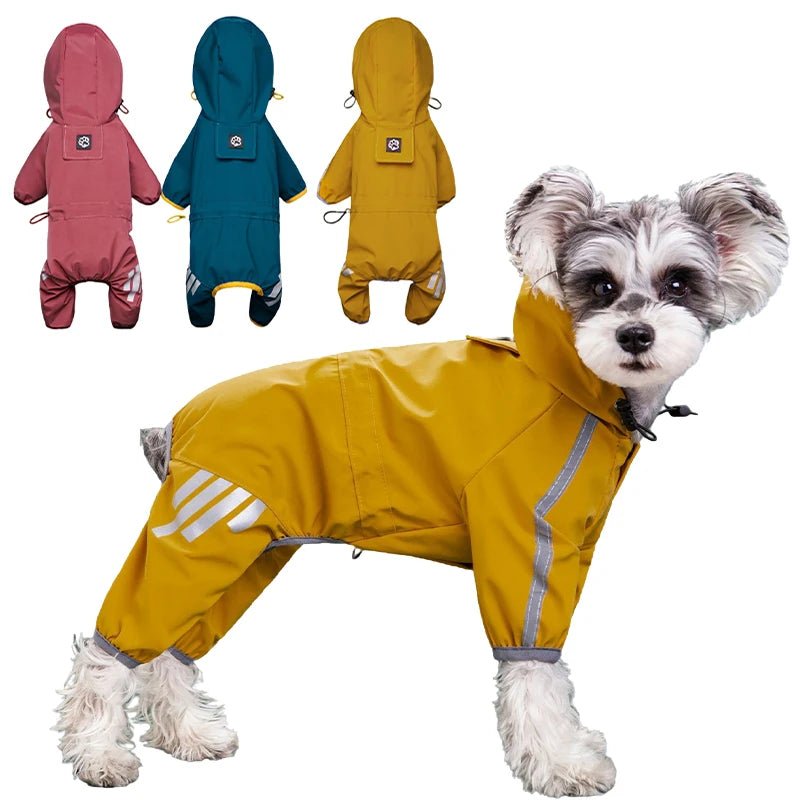 Reflective Dog Raincoat – Waterproof Pet Clothes - Furvix