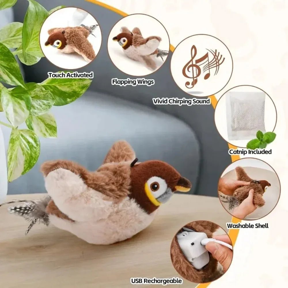 Flapping Bird 2.0: Interactive Cat Toy - Furvix