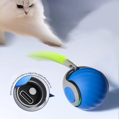 Speedy Tail 2.0: Smart Interactive Cat Toy Ball - Furvix
