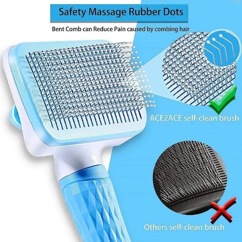 Pet Grooming Brush | Remove Loose Hair from Dogs & Cats - Furvix