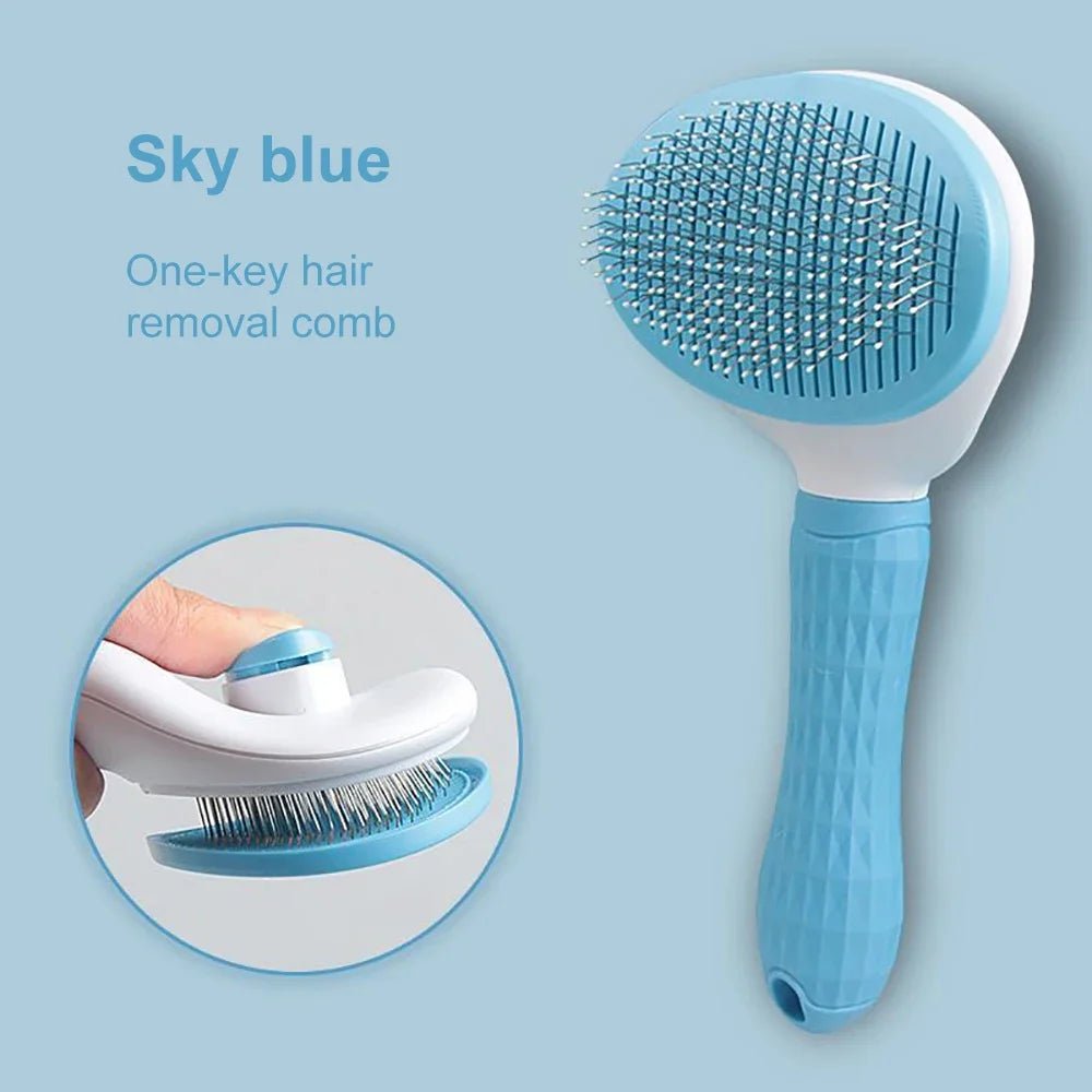 Pet Grooming Brush | Remove Loose Hair from Dogs & Cats - Furvix
