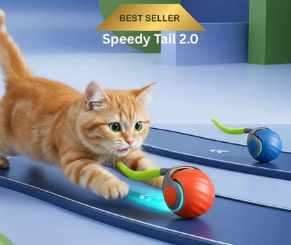 Speedy Tail 2.0: Smart Interactive Cat Toy Ball - Furvix