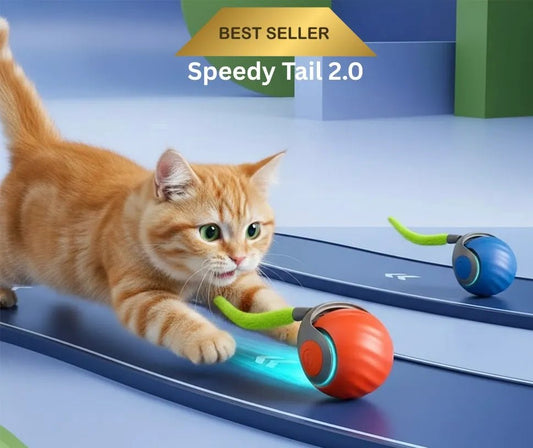 Speedy Tail 2.0: Smart Interactive Cat Toy Ball - Furvix