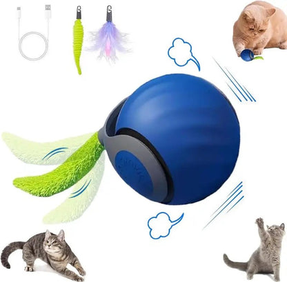 Speedy Tail 2.0: Smart Interactive Cat Toy Ball - Furvix