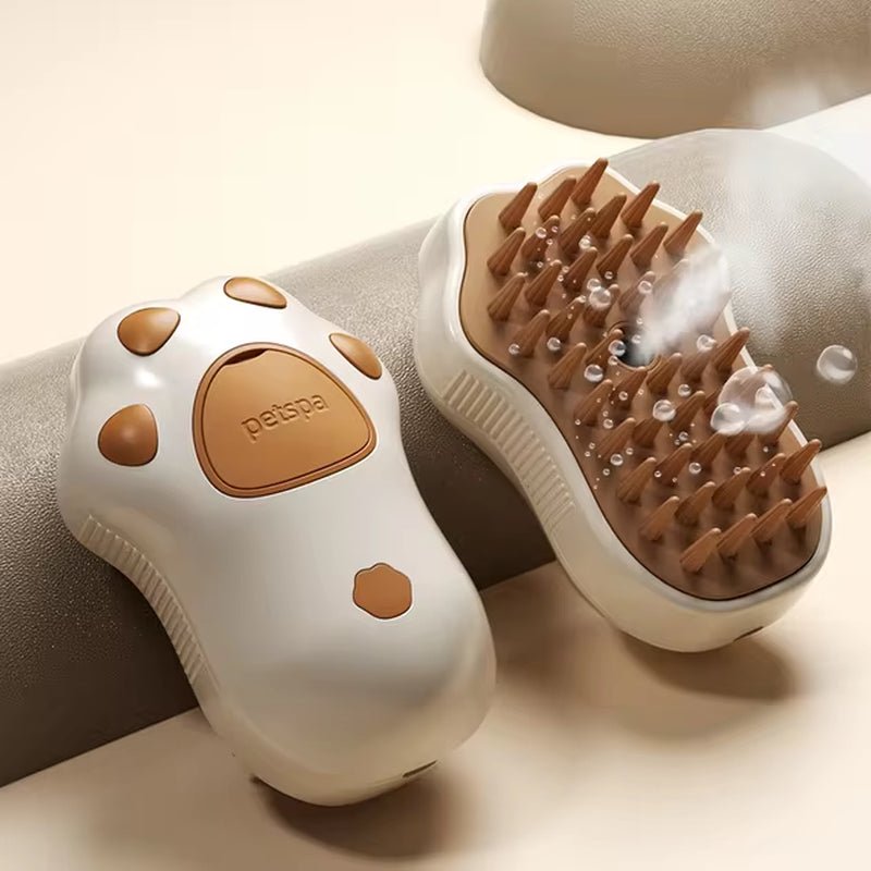 Pet Steam Brush 3 - in - 1 | Groom, Detangle & Remove Hair - Furvix